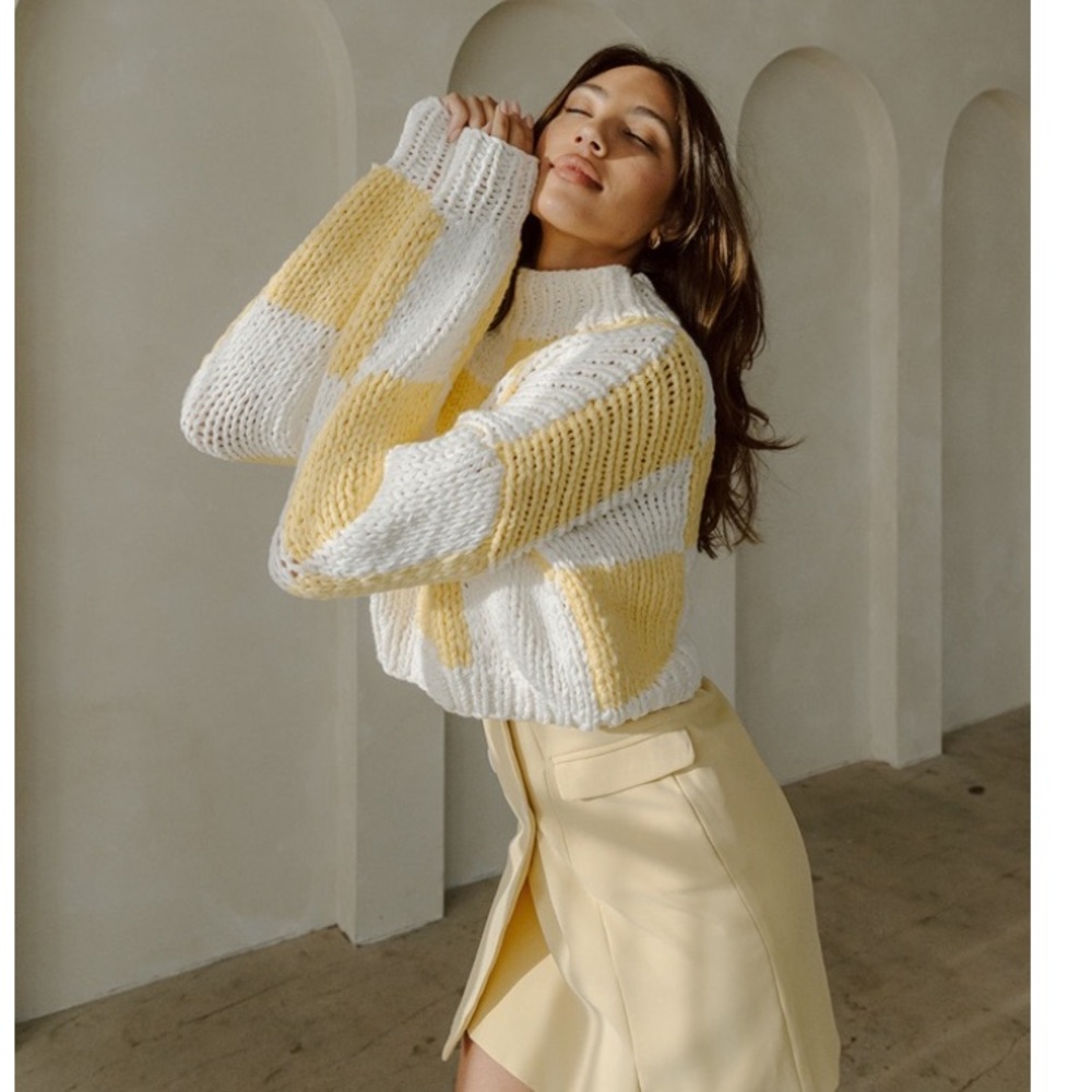 Yllw chunky knit sweater